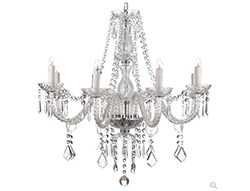 a crystal chandelier