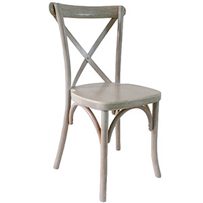 A Driftwood Crossback Chair