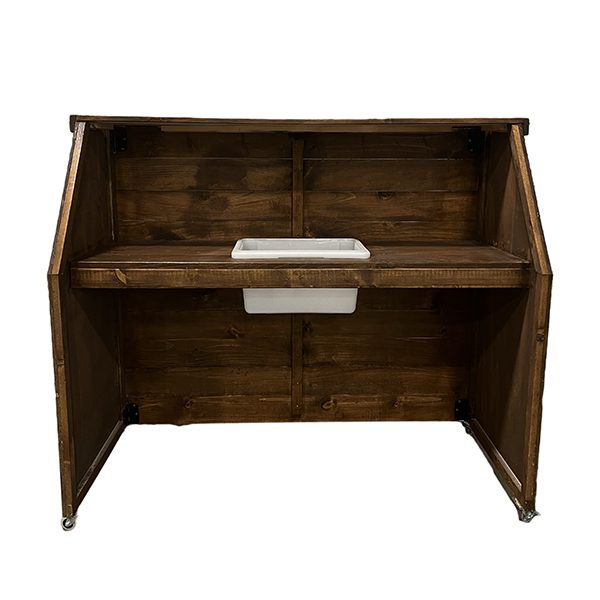 WoodenRusticBarBack led bar back