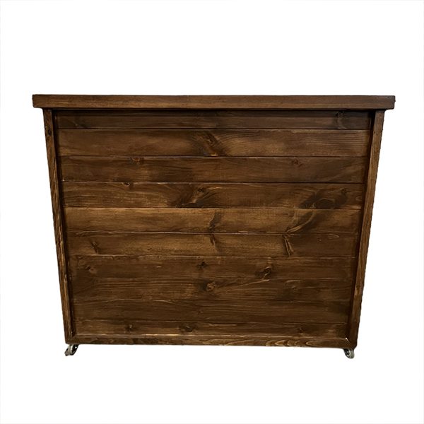 WoodenRusticBarFront led bar front