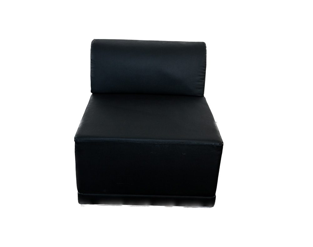 Black-Armless-Chair-3 Titanium Ottoman