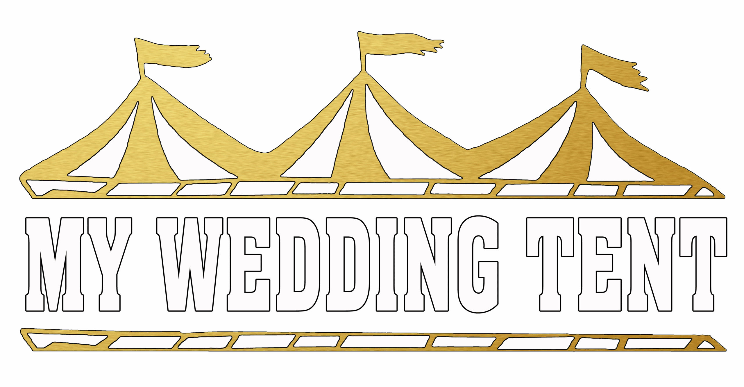 MyWeddingTentLogo - White Long Island Tent Logo